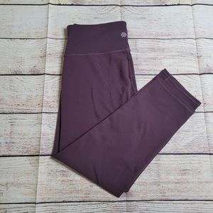 Athleta Burgundy Leggings Size: MT